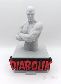 Diabolik Busto Fumetti Statua Busto Figures 3D