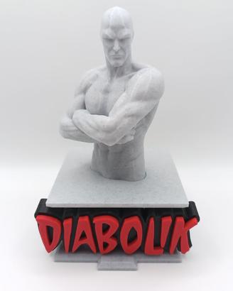 Diabolik Busto Fumetti Statua Busto Figures 3D