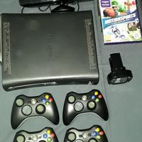 X-Box 360 120GB + Kinect, controllers, giochi