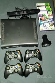 X-Box 360 120GB + Kinect, controllers, giochi