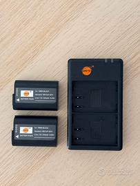 N.2 Batterie + Caricabatterie LUMIX S5