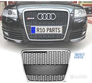 GRIGLIA PER AUDI A6 C6 04-08 LOOK RS6 COLORE GRIGI