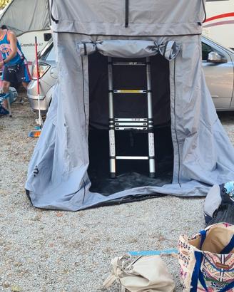 tenda da auto tre posti completa di barre Thule