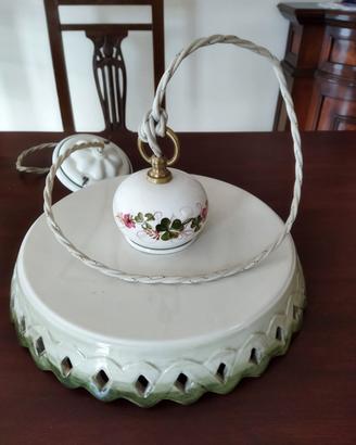 lampadario in ceramica 