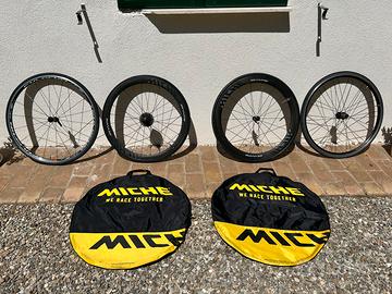 Ruote carbonio Miche SWR tubolare per pattini
