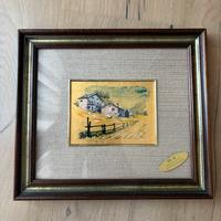 Quadro Cromolitografia su Foglia Oro 23KT