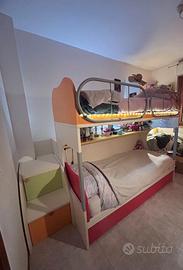 Cameretta a Ponte Salvaspazio Colorata 2 posti