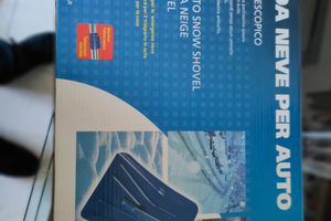 Pala da neve per auto con manico telescopico