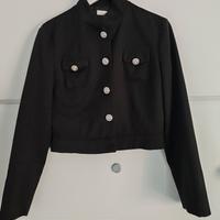 Giacca Motivi nera bottoni gioiello taglia 44