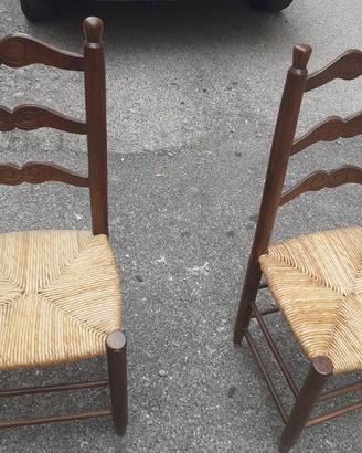 sedie rustiche 