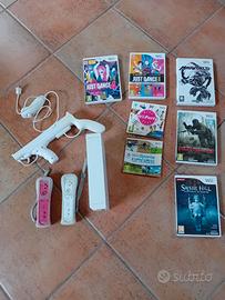 console Wii con accessori e giochi