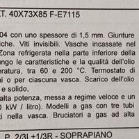 FRIGGITRICE ELETTRICA 1 VASCA 15 LT.