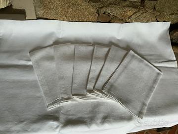 Tovaglia Antica Fiandra di Cotone x 6