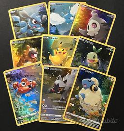 Galarian Gallery Pikachu Full Set ITA GG26 - GG33
