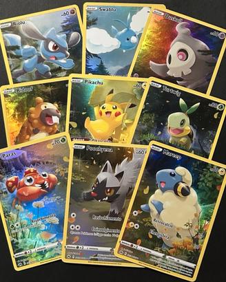 Galarian Gallery Pikachu Full Set ITA GG26 - GG33