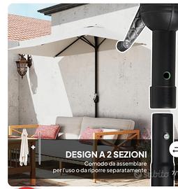 Ombrellone semi circolare