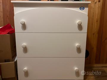 Cassettiera bambino pali
