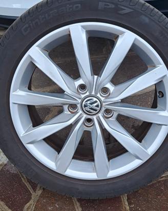 4 Cerchi VW Golf VII Dijon 17" gommati estivi