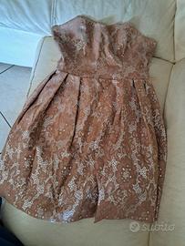 Vestito corto con corpetto