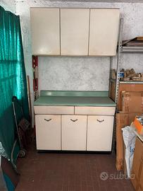 credenza e pensile cucina anni 1950/60