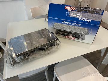 Griglia da tavola in pietra ollare