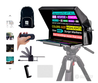 Teleprompter PAD iLight PRO da 12 pollici,