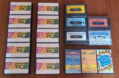 18 Cassette per COMMODORE VIC20
