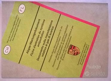 Porsche 911 SC libretto svizzero controllo scarico