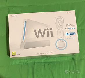 Console Nintendo Wii con giochi, pedana e volanti