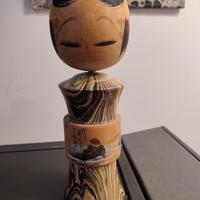 Particolare Kokeshi tradizionale vintage 
