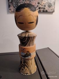 Particolare Kokeshi tradizionale vintage 