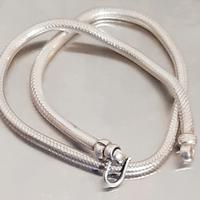 collana snake argento 925 girocollo uomo donna