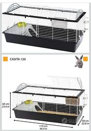 FERPLAST Gabbia Roditori CASITA 120 per Conigli