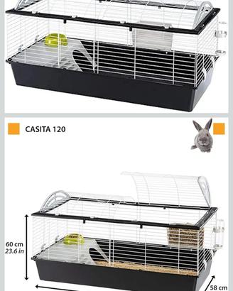 FERPLAST Gabbia Roditori CASITA 120 per Conigli