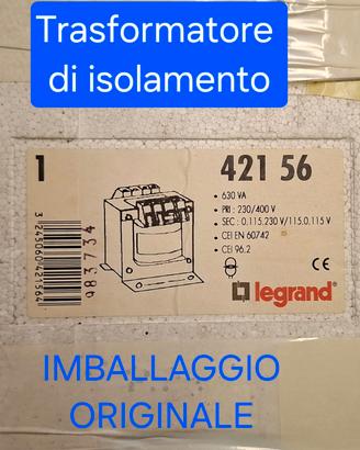 Trasformatore di isolamento Legrand