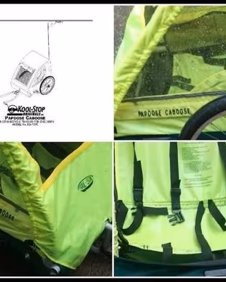 rimorchio per bicicletta porta bambini Kool-Stop,
