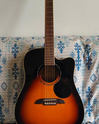 chitarra acustica alvarez