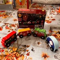 Trenino di Natale in legno Lidl - Nuovo