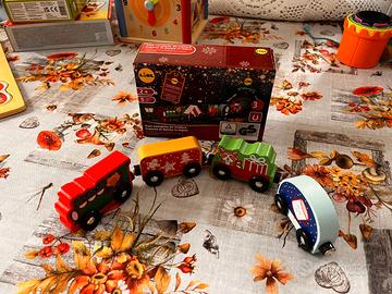 Trenino di Natale in legno Lidl - Nuovo