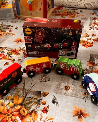 Trenino di Natale in legno Lidl - Nuovo