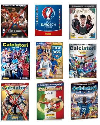 ALBUM PANINI STICKER NBA CALCIATORI FIFA POTTER
