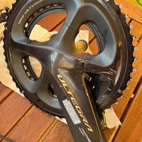 Guarnitura 52/36 ultegra con PM