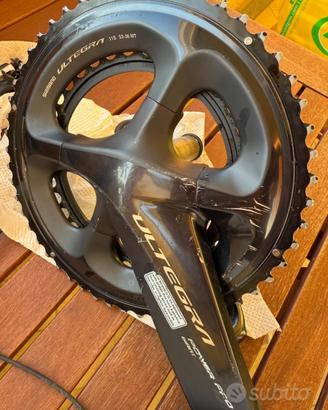 Guarnitura 52/36 ultegra con PM