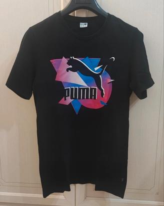 T-shirt nera Puma