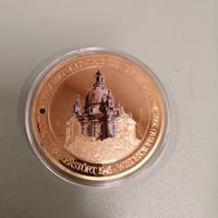 Medaglia commemorativa ricostruzione Chiesa Dresda