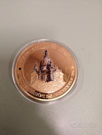 Medaglia commemorativa ricostruzione Chiesa Dresda