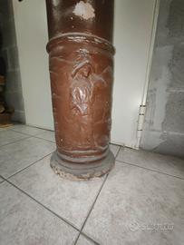 Canna fumaria per stufa in terracotta 