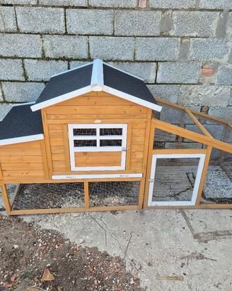 Pollaio in legno 5 galline 