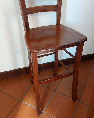 sedia sgabello noce snack Giaquinto artigianale