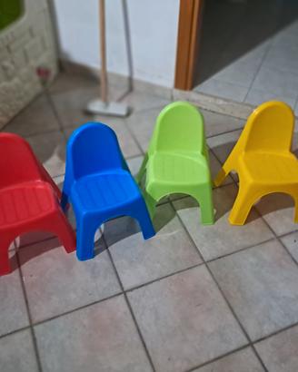 Tavolo per bambini con sedie